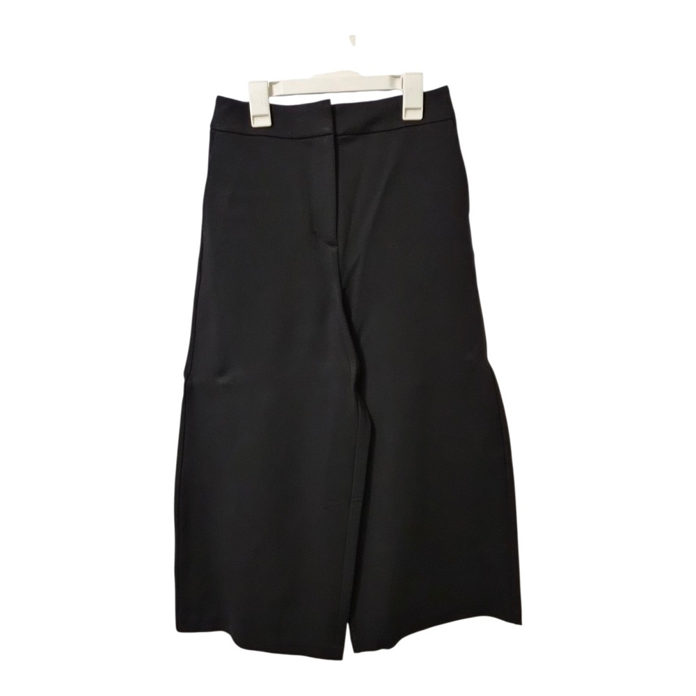 Boden Womens Wide Leg Culottes Trousers Pants UK‎ 8P US 4P Black Cropped